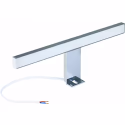 Illuminazione superiore per l'armadietto con specchio Selnova Square dimensioni: 300 x 100 mm aspetto cromato classe di prote ...