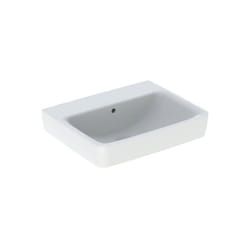Geberit Renova Plan, lavabo, 55x44 cm, sans trou pour