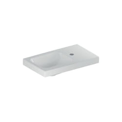 Keramag - Geberit iCon Light lave-mains, 53 cm x 31 cm, avec trou de