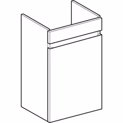 Geberit 501.902.JR.1 particolare d' armadio Noce