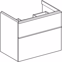 Geberit 502.304.01.2 particolare d' armadio Bianco, Cromo
