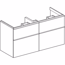 Geberit 502.309.01.1 particolare d' armadio Bianco