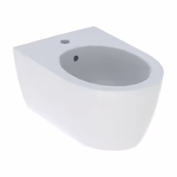 Bidet Sospeso Geberit iCon 501.898.00.1, in Vetrochina, colore Bianco, 35.5 cm larghezza, 53 cm lunghezza, 30 cm altezza Sosp ...