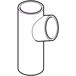 Geberit 361.162.16.1 raccordo per tubo di ventilazione, scarico e spurgo