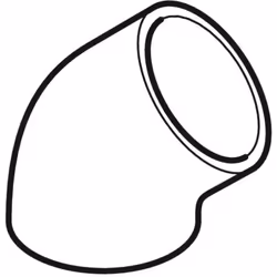 Geberit 365.045.16.1 raccordo per tubo di ventilazione, scarico e spurgo