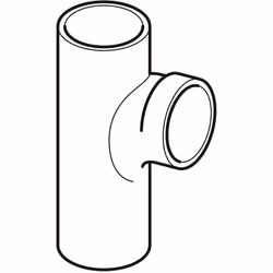 Geberit 367.163.16.1 raccordo per tubo di ventilazione, scarico e spurgo