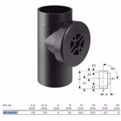 Dati tecnici Materiale PE-HD Caratteristiche Resistente ai raggi UV Dotazione Guarnizione in EPDM Tappo di chiusura in PP