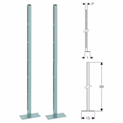 Supporto a Piastra Acciaio Per Fissaggio a Pavimento Wc/Bidet - 457.872.26.1 - Geberit