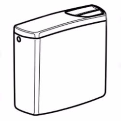 GEBERIT CASSETTA ESTERNA BCA ZAINO 2 PULS 140302 Desivero seleziona i migliori prodotti per il bagno, prediligendo design, qu ...