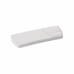 Geberit Coperchio con due tasti di comando per cassette di risciacquo esterne Geberit AP140 a due quantità.
