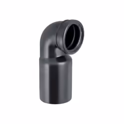Curva wc 90° pe per wc sospeso,con aumento.per l'evacuazione delle acque reflue nere e bianche.per il collegamento di apparec ...
