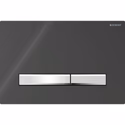 PLACCA SIGMA 50 Nera Descrizione prodotto - Tipologia: placca di comando Geberit "Sigma 50" - Materiale: lega di metallo pres ...