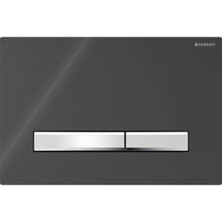 Geberit - Placca nera per cassetta unica - Serie Sigma 50