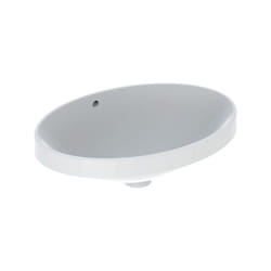 Geberit - VariForm lavabo encastré ovale, 550x400mm, sans trou pour