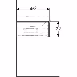 Geberit 500.505.00.1 armadietto di conservazione per bagno - Vista aggiuntiva 5