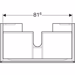 Geberit 500.508.00.1 armadietto di conservazione per bagno