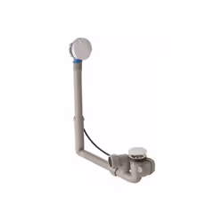 Geberit sifone per vasca da bagno con azionamento a rotazione, D.52, lunghezza 28 cm, con accessori di completamento, princip ...