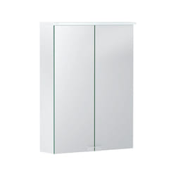 Keramag - Geberit Option Basic Armoire de toilette avec éclairage, deux