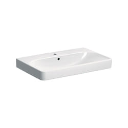 Geberit - Smyle Square lavabo 500249, 75x48cm, avec trou pour