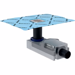 Sifone per doccia a pavimento Geberit per altezza del massetto 90–220 mm a filo dell'imbuto di scarico CARATTERISTICHE – Marc ...