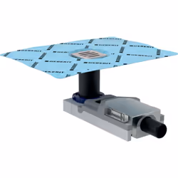Sifone per doccia a pavimento Geberit per altezza del massetto 65–90 mm a filo dell'imbuto di scarico CARATTERISTICHE – March ...