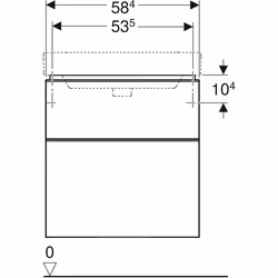 Geberit 500.352.00.1 armadietto di conservazione per bagno Bianco - Vista aggiuntiva 4