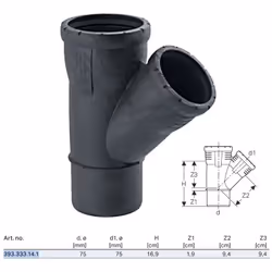 Campi di applicazione Per condotte di scarico all'interno degli edifici Per edifici con elevate esigenze di isolamento acusti ...