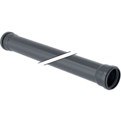 Silent-Pro tubo a 2 bicchieri ø110 mm l. 500 mm 393.510.14.1 - Geberit