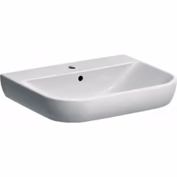 Lavabo con foro per il miscelatore colore bianco materiale ceramica per sanitari con troppopieno con foro per il miscelatore ...