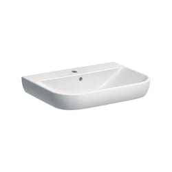 Geberit - Smyle lavabo 500230, 65x48cm, avec trou pour robinetterie