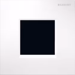 Geberit 116.027.KJ.1, Piastra a filo, Bianco, Geberit