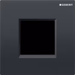 Geberit 116.027.KM.1, Piastra a filo, Nero, Geberit