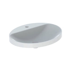 VariForm lavabo à encastrer ovale, 600x480mm, avec trou - Geberit