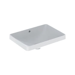 Geberit VariForm lavabo à encastrer rectangulaire, 550x400mm,