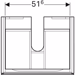 Geberit 500.505.43.1 armadietto di conservazione per bagno Grigio - Vista aggiuntiva 3