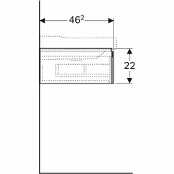 Geberit 500.508.01.1 armadietto di conservazione per bagno Bianco - Vista aggiuntiva 5