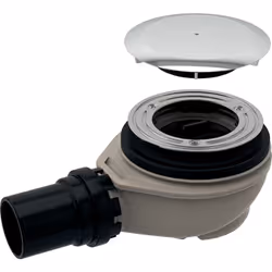 Sifone doccia Geberit d90, con tappo per piletta, altezza della chiusura idraulica 50 mm, scarico in PE CARATTERISTICHE – Mar ...
