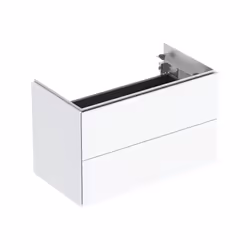 Mobilo sottolavabo Geberit ONE IN MDF sospeso a parete 2 cassetti spazio completamente utilizzabile nel cassetto superiore Ap ...