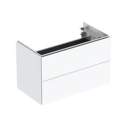 Keramag - Geberit one, armoire sous lavabo, 744x750x465mm, 2 tiroirs,