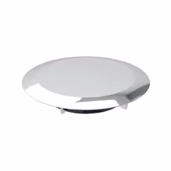 Materiale in dotazione: inserto a pettine Tappo piletta doccia d90, colore cromato lucido, per: 150.552.21.1 sifone doccia 90 ...