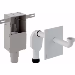 Chiusura anti-odori ad incasso, con scatola di montaggio e kit per il completamento Per le strutture sanitarie Per il montagg ...