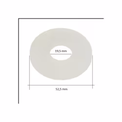 Guarnizione per campana d 525 x 195 mm Geberit 241.291.00.1 Guarnizione per la campana inclusa nelle cassette incasso Caratte ...