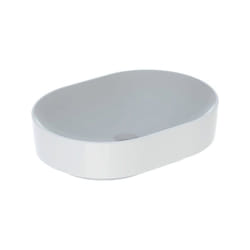 Geberit - VariForm Lavabo à poser elliptique, 550x400mm, sans trou