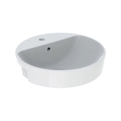 Geberit - VariForm Demi lavabo rond, 500mm, avec trou pour robinet,