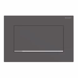 Geberit 115.893.14.1, Piastra a filo, Nero, Rosso, Cromo, Geberit, 246 mm, 12 mm, 164 mm