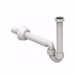 Geberit sifone curvo per lavabo e bidet, scarico orientabile, finitura bianco 151.101.11.1 MATERIALE IN DOTAZIONE Curva di sc ...