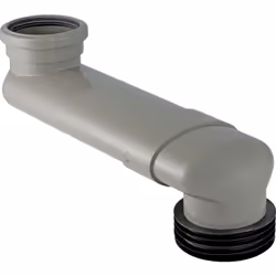 Raccordo a gomito, Geberit Curva S in PVC Raccordo a Gomito Geberit in Pvc, Curva a S, per il passaggio da WC a pavimento al  ...