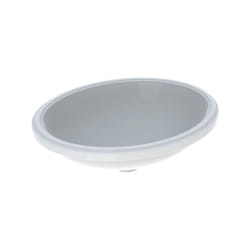 Geberit - VariForm lavabo à encastrer ovale, 500x400mm, sans trou