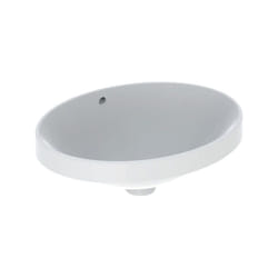 Geberit - VariForm lavabo encastré ovale, 500x400mm, sans trou pour