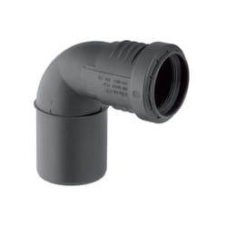 Curva ridotta 87,5° ad innesto in pp con guarnizione serie silent ø50 m/40 f Geberit